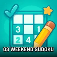 03 Weekend Sudoku - Expert Grid game