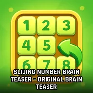 Sliding Number Brain Teaser – Original Brain Teaser - Number Logic game